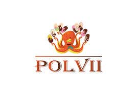 Nro 77 kilpailuun create a logo for an ice cream shop with this name: POLVII and with the figure of the octopus. käyttäjältä TamalurRahman