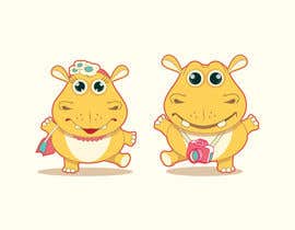 #20 para Illustration for a company mascot. [Hippo] por HimawanMaxDesign