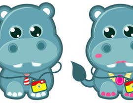 Stevieyuki tarafından Illustration for a company mascot. [Hippo] için no 16