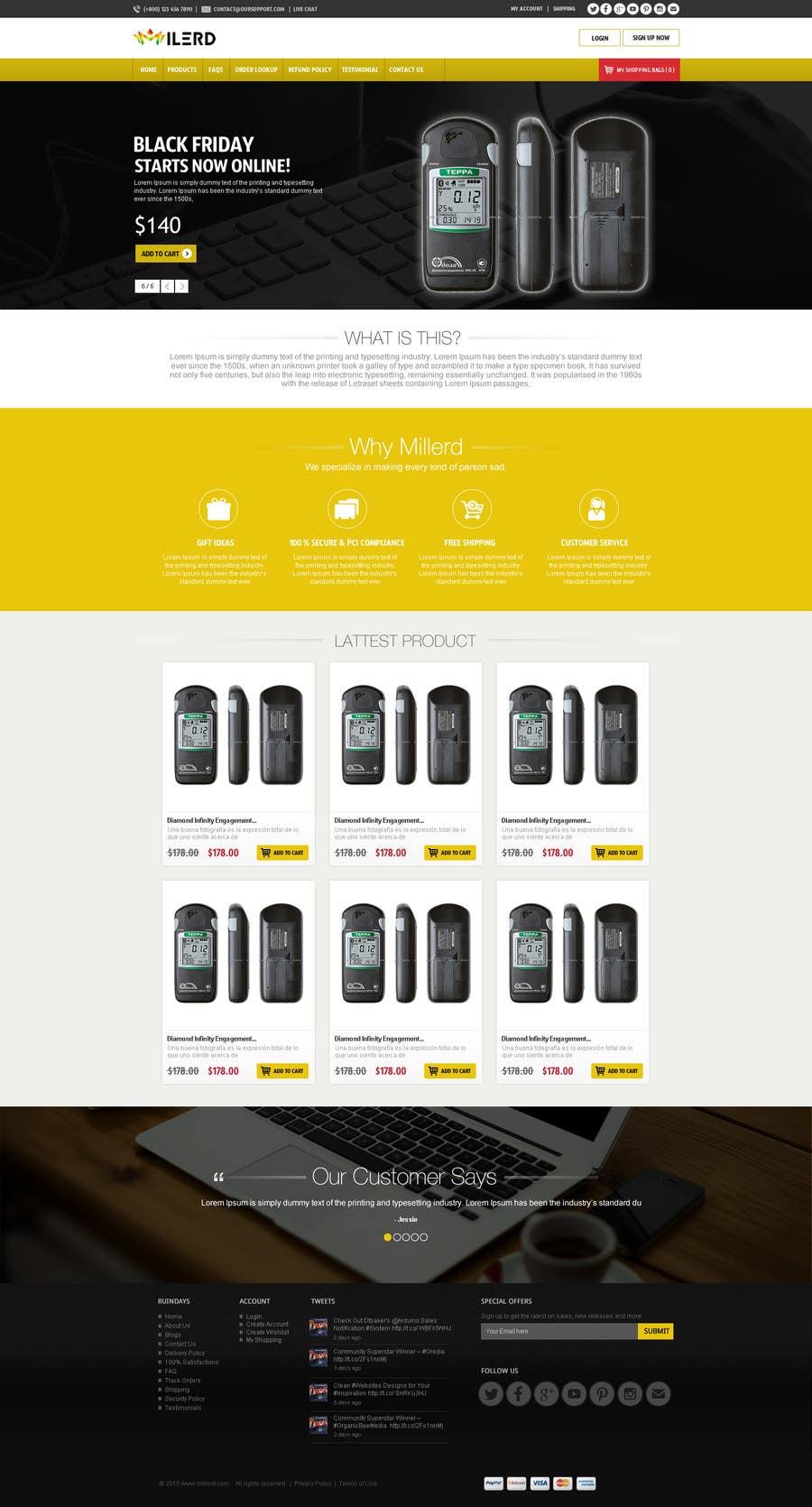 Wasilisho la Shindano #24 la                                                 Design a Website Mockup for premium German electronics brand
                                            