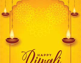 thinkitltd4 tarafından Happy Diwali wishes with thank you message ( A5 size ) için no 5