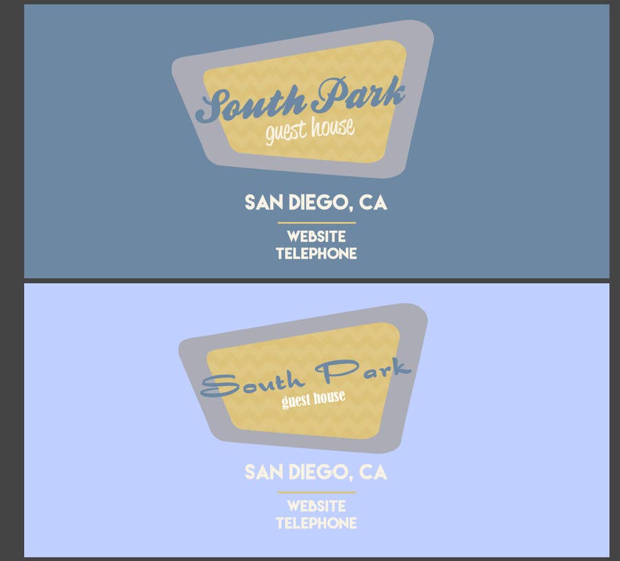 Proposta in Concorso #95 per                                                 Design a Logo/ Business card for South Park Guest House
                                            