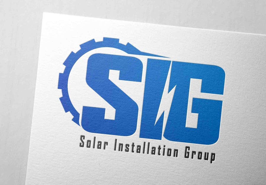 Tävlingsbidrag #103 för                                                 Design a Logo for SIG - Solar Installation Group
                                            