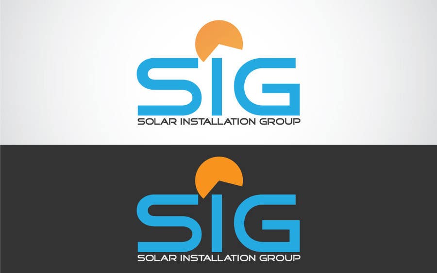 Tävlingsbidrag #58 för                                                 Design a Logo for SIG - Solar Installation Group
                                            