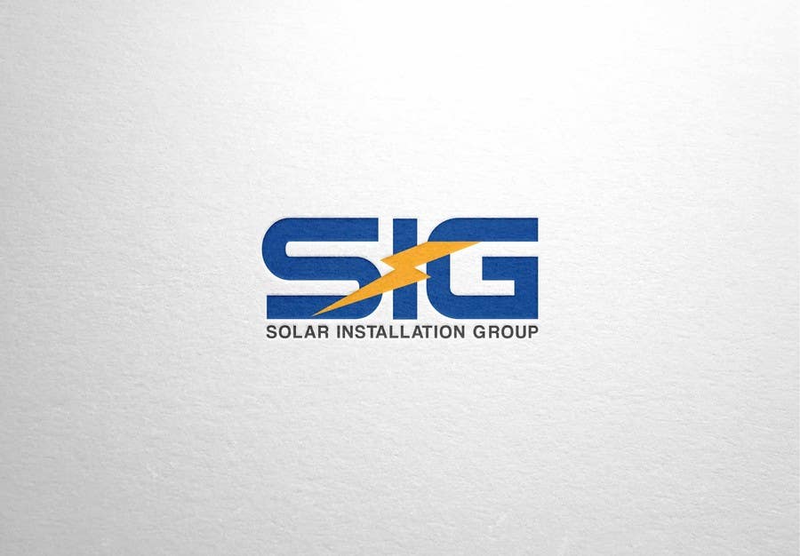 Participación en el concurso Nro.112 para                                                 Design a Logo for SIG - Solar Installation Group
                                            