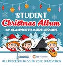 #59 para Design a student Christmas album cover for for a music school **Easy Brief** por bambi90design