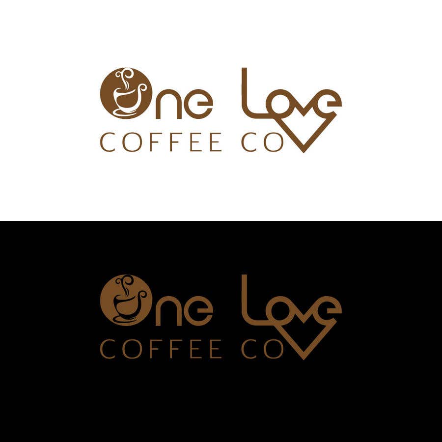 Kilpailutyö #509 kilpailussa                                                 LOGO/SIGN – ONE LOVE COFFEE CO
                                            