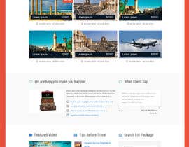 #16 for Homepage design for a informational travel website by hosnearasharif