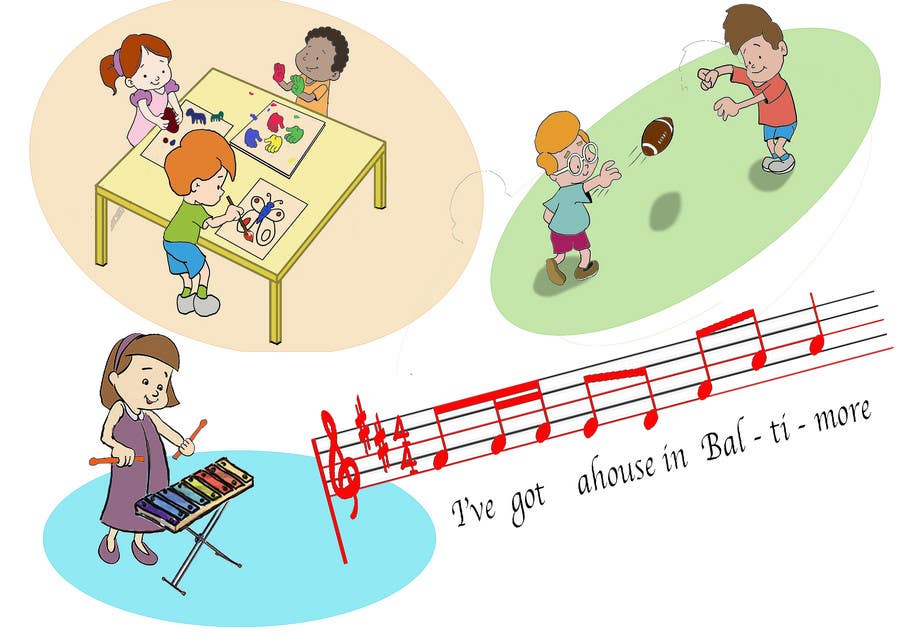 Proposition n°18 du concours                                                 Illustration for Preschool activities for KIDS.
                                            