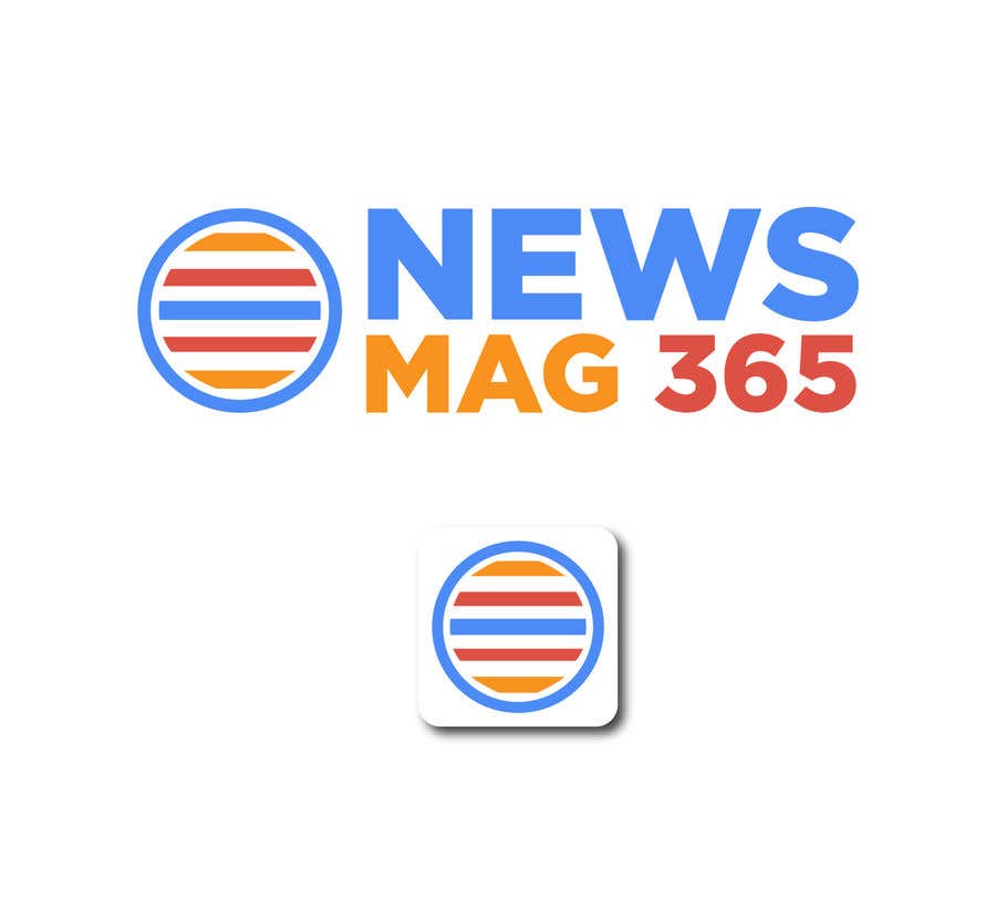Penyertaan Peraduan #58 untuk                                                 Urgently required very sleek and eligent designed logo and favicon for my website which is based on online news => website brand name is News Mag 365 so i am looking for logo and favicon for it in 3 colors
                                            