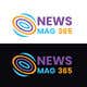 Ảnh thumbnail bài tham dự cuộc thi #56 cho                                                     Urgently required very sleek and eligent designed logo and favicon for my website which is based on online news => website brand name is News Mag 365 so i am looking for logo and favicon for it in 3 colors
                                                