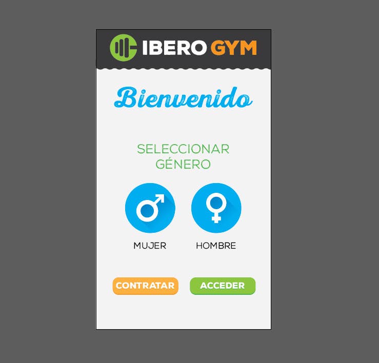 Contest Entry #47 for                                                 Design an App Mockup for a Gym
                                            