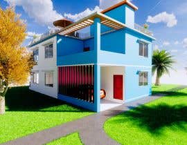 #9 pentru 3D Modern Elevation of house and suggest any improvement in map de către mehedi4641