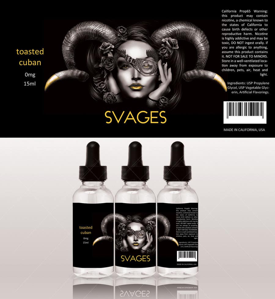 Contest Entry #163 for                                                 Savages bottle label design
                                            