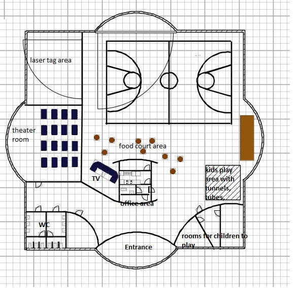Natečajni vnos #7 za                                                 Floor plan/interior ideas for gaming business
                                            