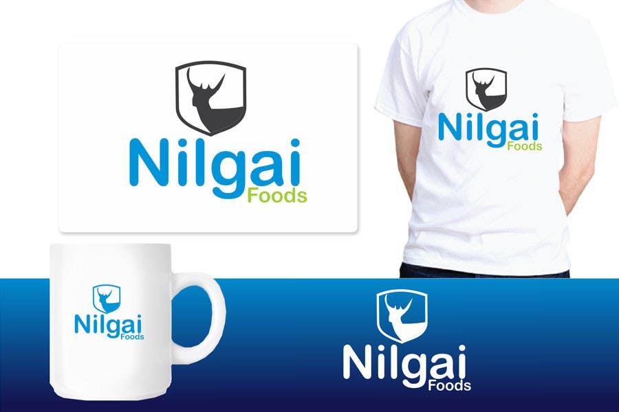 Natečajni vnos #392 za                                                 Logo Design for Nilgai Foods
                                            