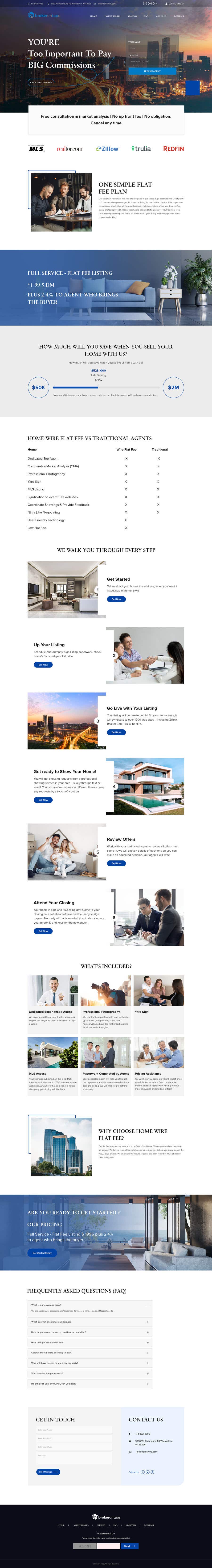 Contest Entry #54 for                                                 Design Mockup For A Real Estate Flat Fee Website
                                            