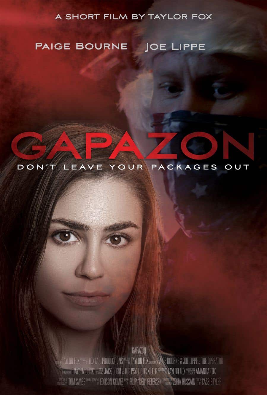 Contest Entry #71 for                                                 Create a Movie Poster - "Gapazon" (short film)
                                            