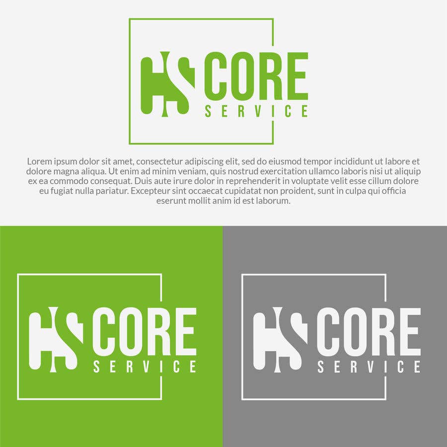 Kilpailutyö #7075 kilpailussa                                                 new logo and visual identity for CoreService
                                            
