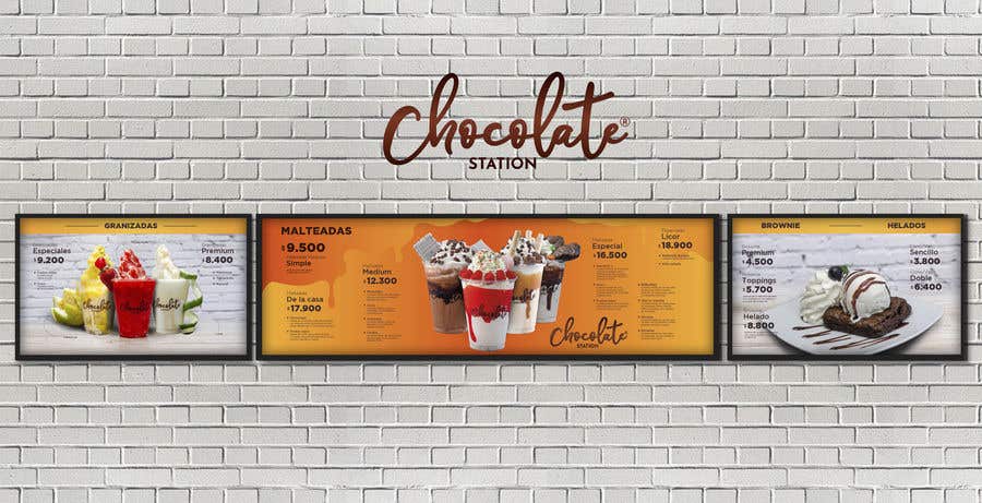 Contest Entry #20 for                                                 Menu Pared, Chocolate Station
                                            