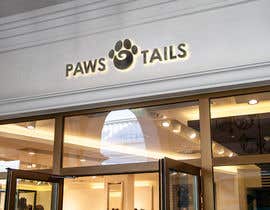 #39 untuk Logo for a pet accessories and service shop - Paws and Tails oleh Mirfan7980