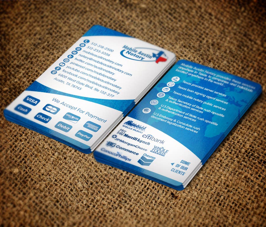Contest Entry #39 for                                                 Revamp Existing Business Card Into a Modern Clean Design
                                            