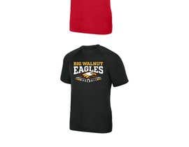 #130 untuk Big Walnut Eagles Baseball Tee Shirt Design oleh milajdg