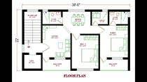 #35 para Floor plan design for 775 sqft home de archibyrka