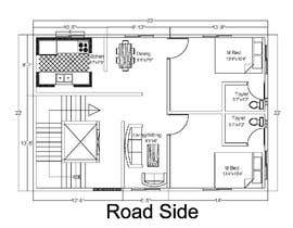 #19 untuk Floor plan design for 775 sqft home oleh rashadmanu11