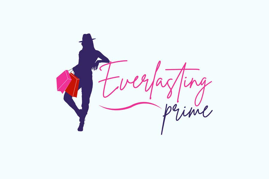 Kilpailutyö #95 kilpailussa                                                 A clothing Boutique Logo, store name is "EverLasting Prime"
                                            