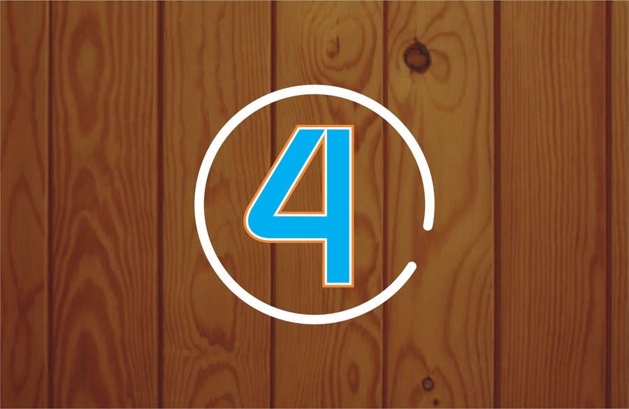 Συμμετοχή Διαγωνισμού #27 για                                                 Design a Logo with number 4
                                            
