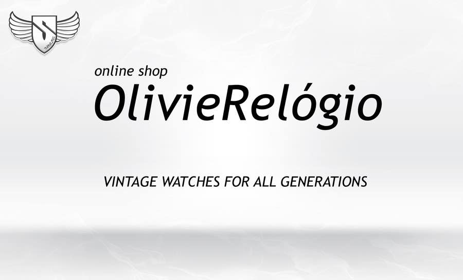 Contest Entry #73 for                                                 Vintage watches retailer name and baseline
                                            