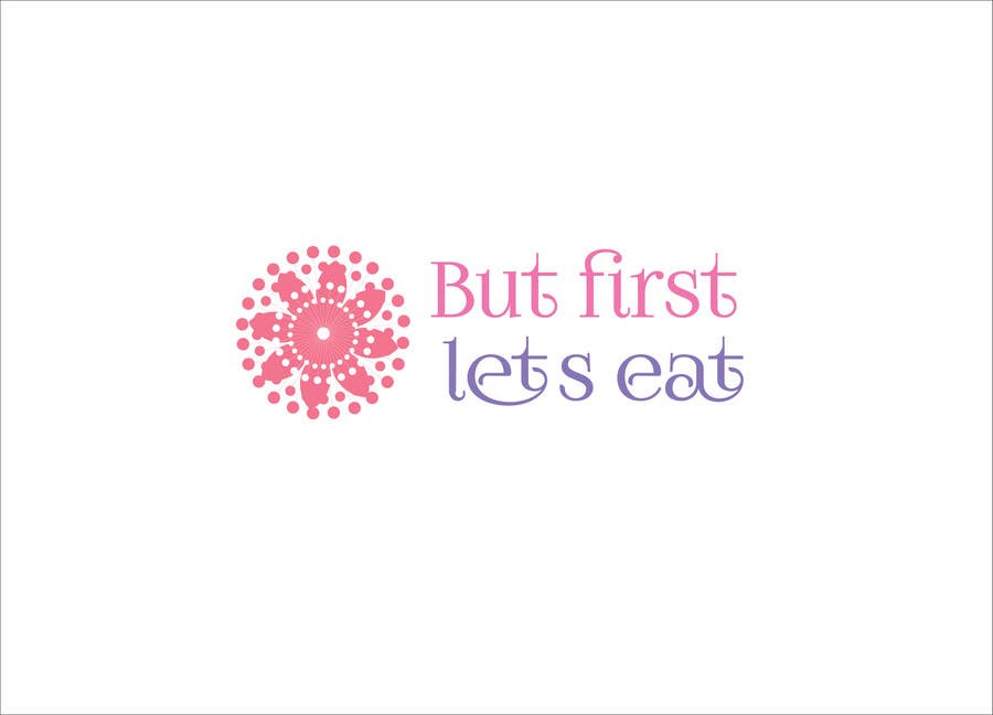 Kilpailutyö #227 kilpailussa                                                 Design a Logo for but first, let's eat
                                            