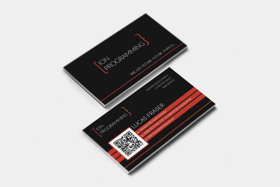 Contest Entry #2 for                                                 Design some Business Cards for Ion Programming
                                            