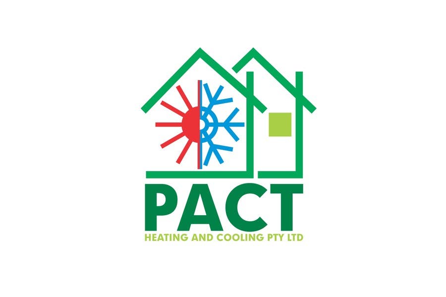 Penyertaan Peraduan #64 untuk                                                 Logo Design for Pact Heating
                                            