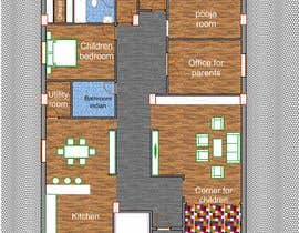#22 สำหรับ Floor plan for 3bhk home โดย brazi2803