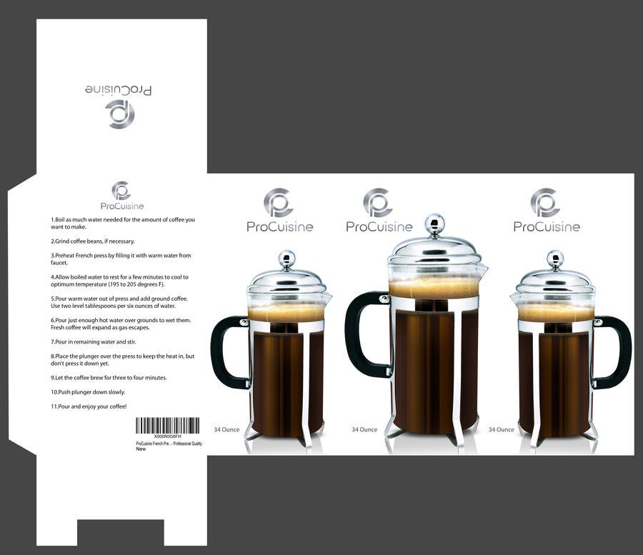 Participación en el concurso Nro.2 para                                                 Create simple packaging for coffee maker
                                            