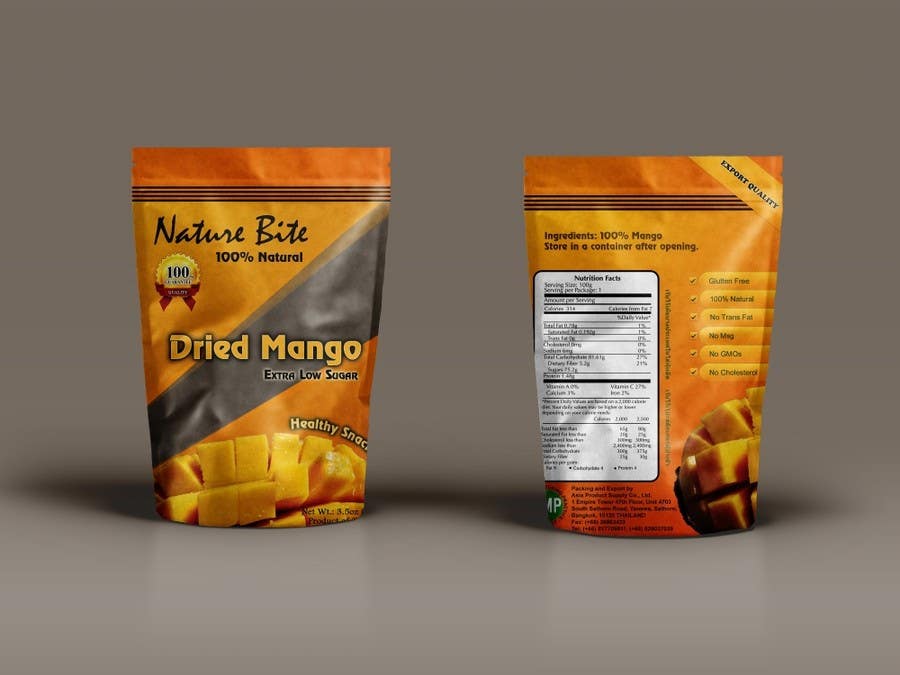 Contest Entry #9 for                                                 Dry mango packing design
                                            