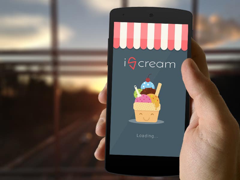 Contest Entry #21 for                                                 Design an App Mockup for Smart Ice Cream Maker
                                            