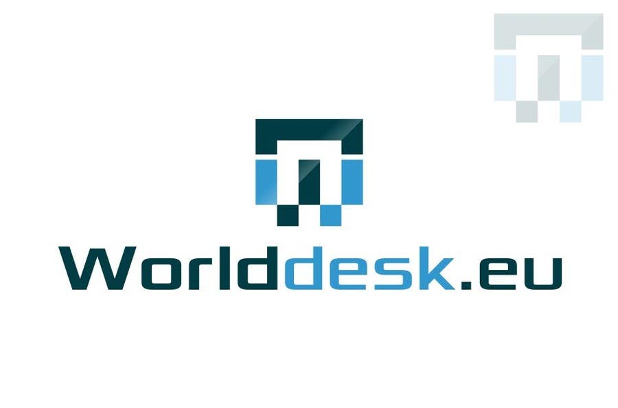 Proposition n°8 du concours                                                 Design a Logo for the future system Worlddesk.eu in 3d look
                                            