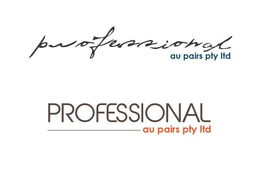Kilpailutyö #181 kilpailussa                                                 Logo Design for Professional Au Pairs Pty Ltd
                                            