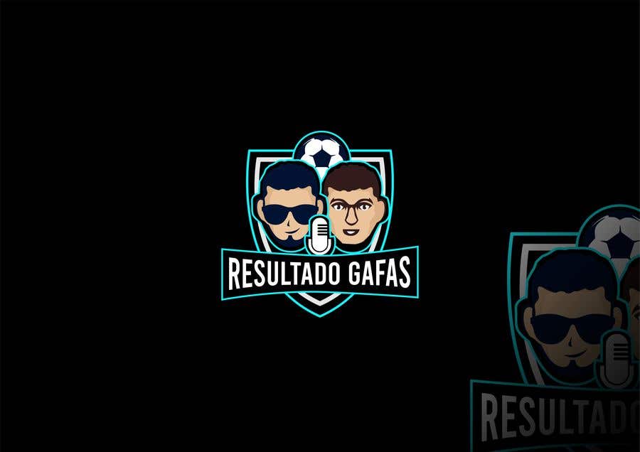Wettbewerbs Eintrag #40 für                                                 Diseño Logo programa futbol Resultado Gafas
                                            