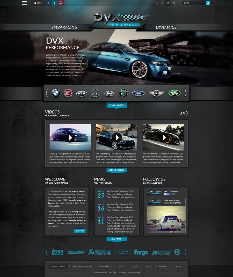 Contest Entry #85 for                                                 Design a Website Mockup for a (chip)Tuning company
                                            