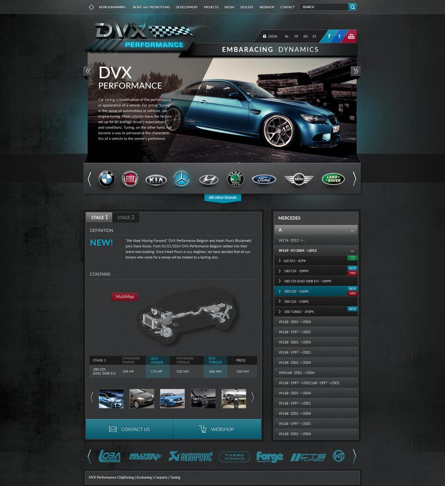 Contest Entry #89 for                                                 Design a Website Mockup for a (chip)Tuning company
                                            
