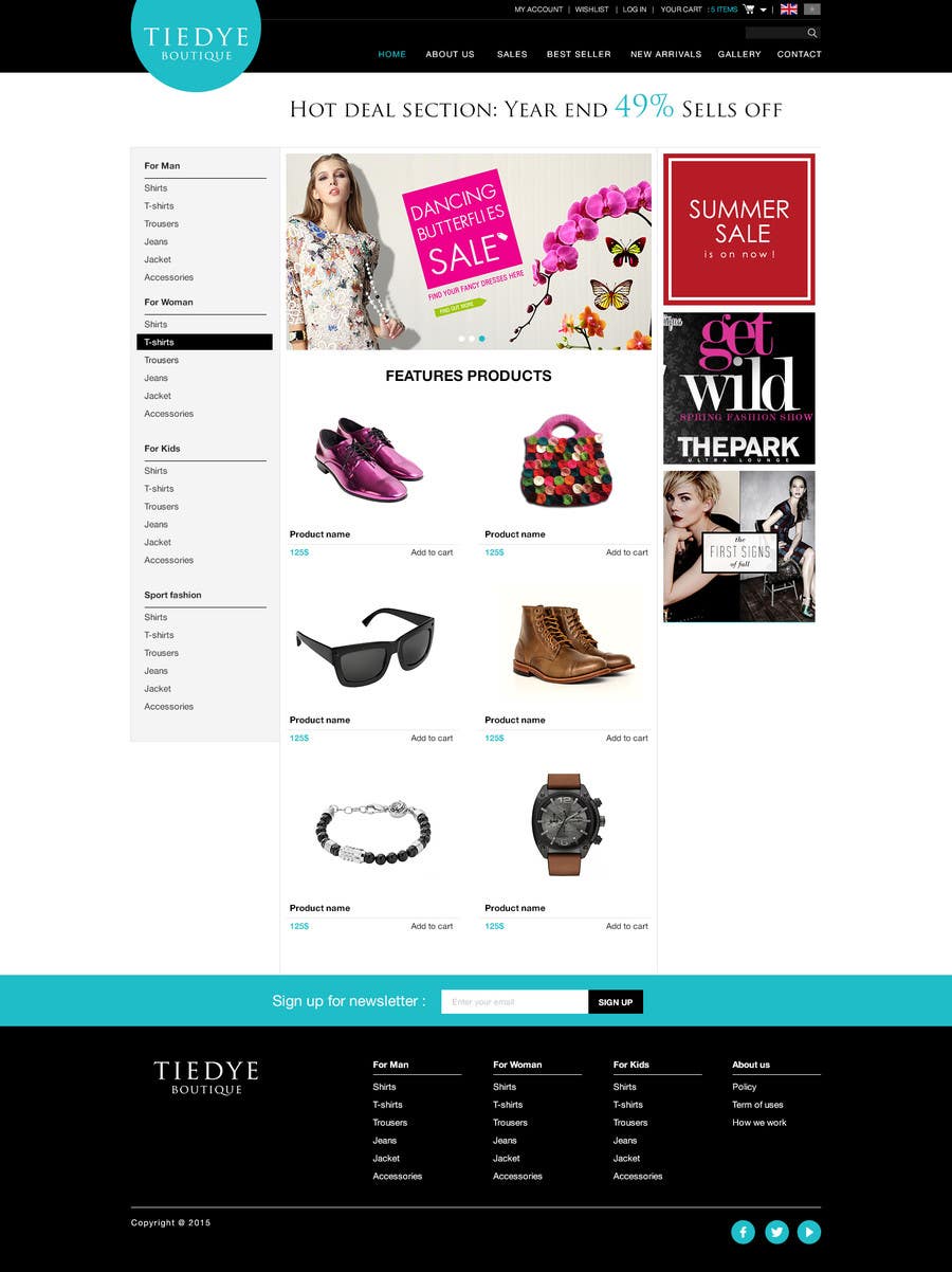 Contest Entry #32 for                                                 Design a Website Homepage Mockup for a Website
                                            