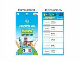 #38 pёr Reskin App Design for &quot;Geography Quiz&quot;. Contest winner will be awarded full project. nga jefripermana17
