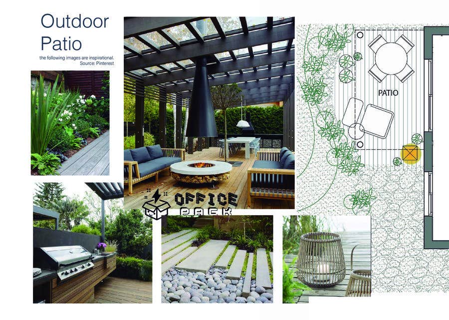 Příspěvek č. 1 do soutěže                                                 Design outdoor Patio area with kitchen
                                            