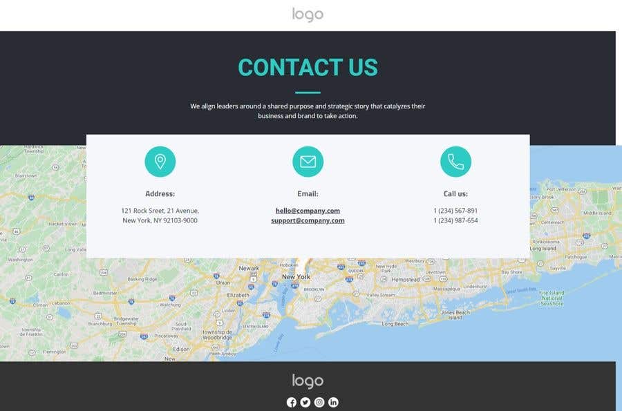 Contest Entry #42 for                                                 Single Page Basic Business Info Website
                                            