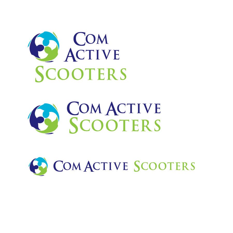 Proposition n°2 du concours                                                 Logo Design for ComActive Scooters
                                            