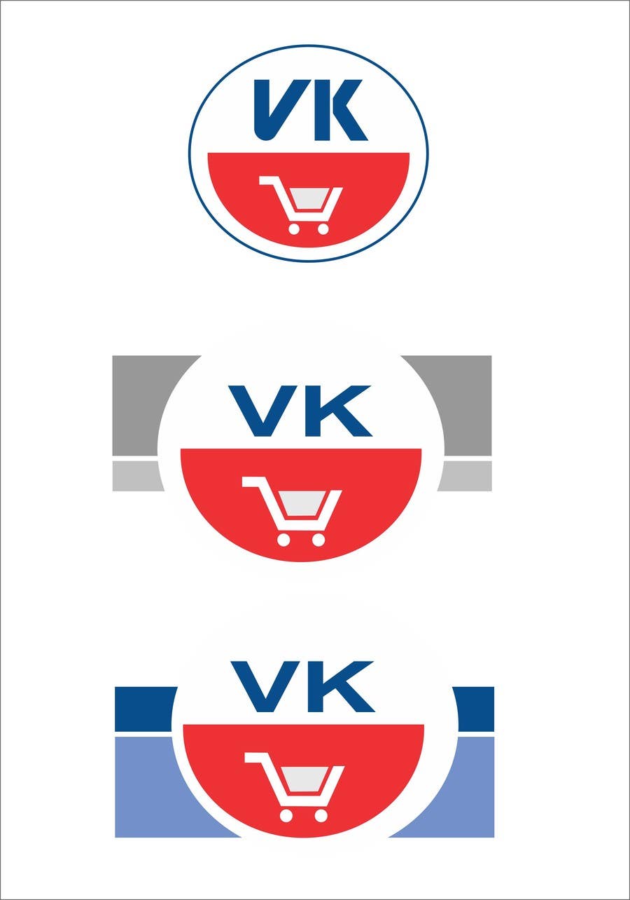 Penyertaan Peraduan #37 untuk                                                 Projetar um Logo for VKStore
                                            